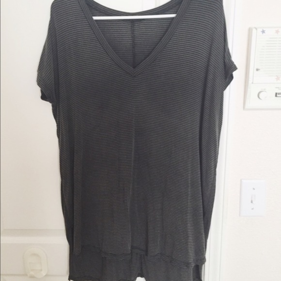 Brandy Melville Tops - Brandy Melville striped long shirt